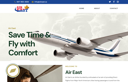 Air East Website